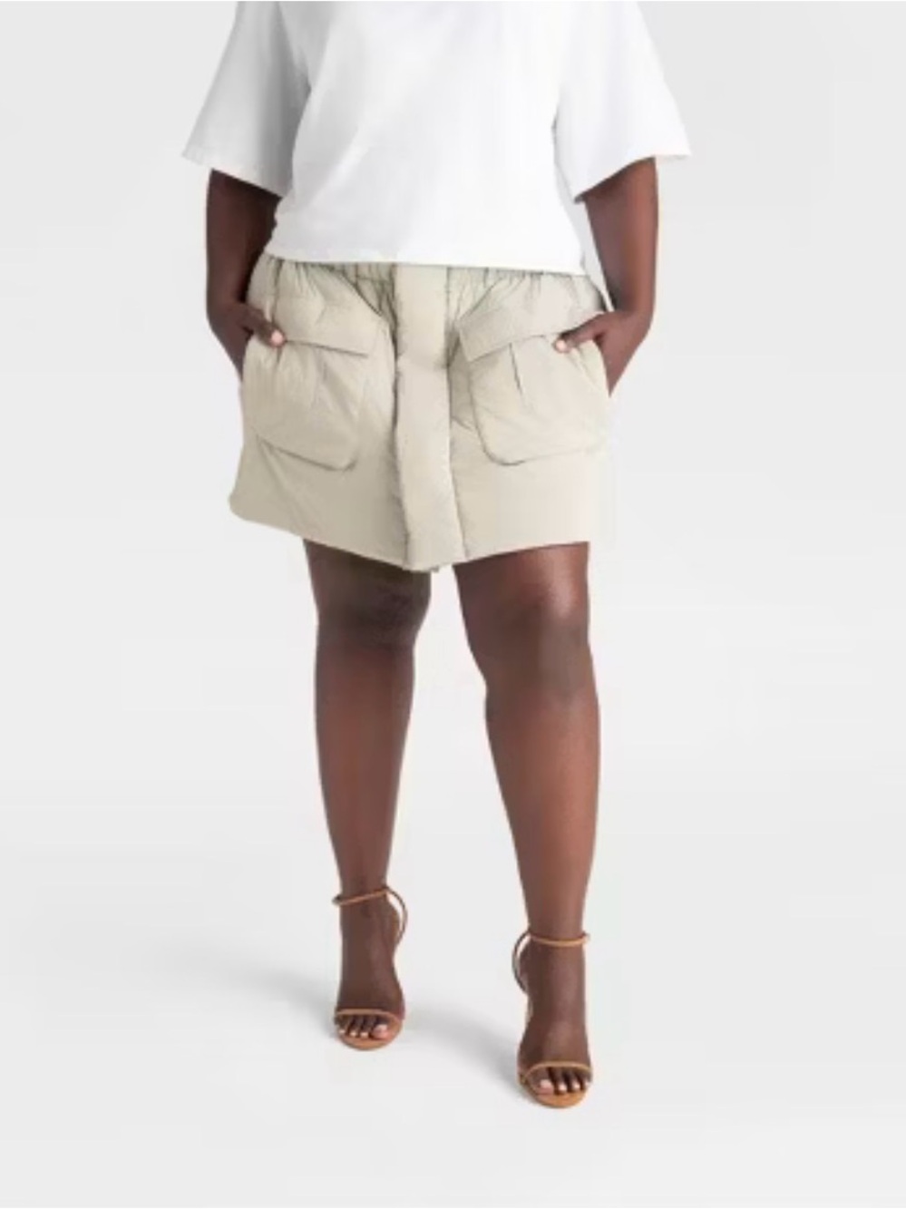 KBB by Kahlana Duvet Cargo Skirt